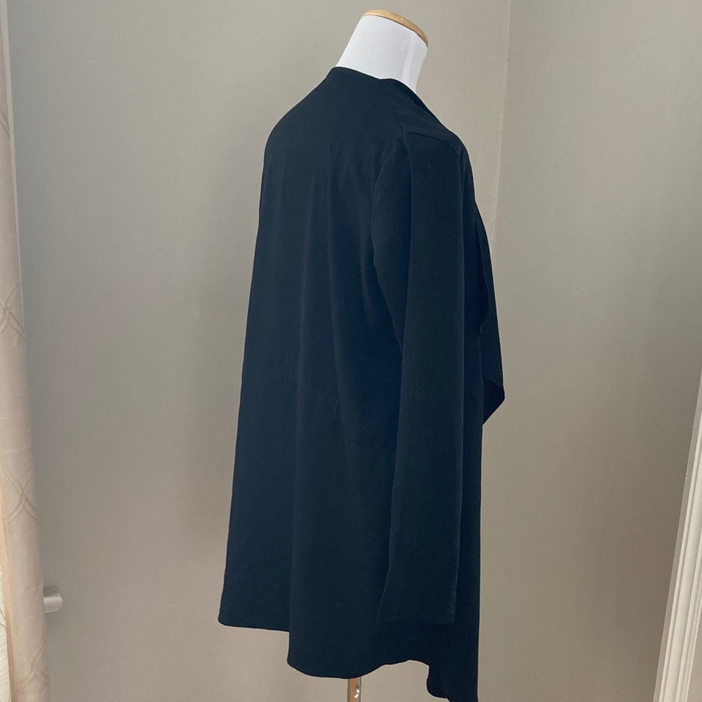 Jacqueline De Yong - Black Open Front Cardigan - Picture 4 of 7